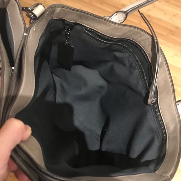 Coach Medium Borough Bag in Gray - Picture 13 of 13